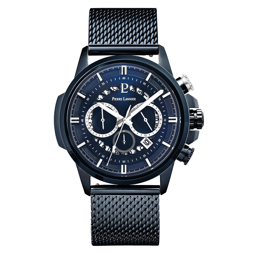 Montre Pierre Lannier Sentinelle Bleu - Montres étanches Homme | Marc Orian