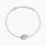 Bracelet Donatiane Argent Blanc Oxyde De Zirconium - Bracelets fantaisie Femme | Marc Orian