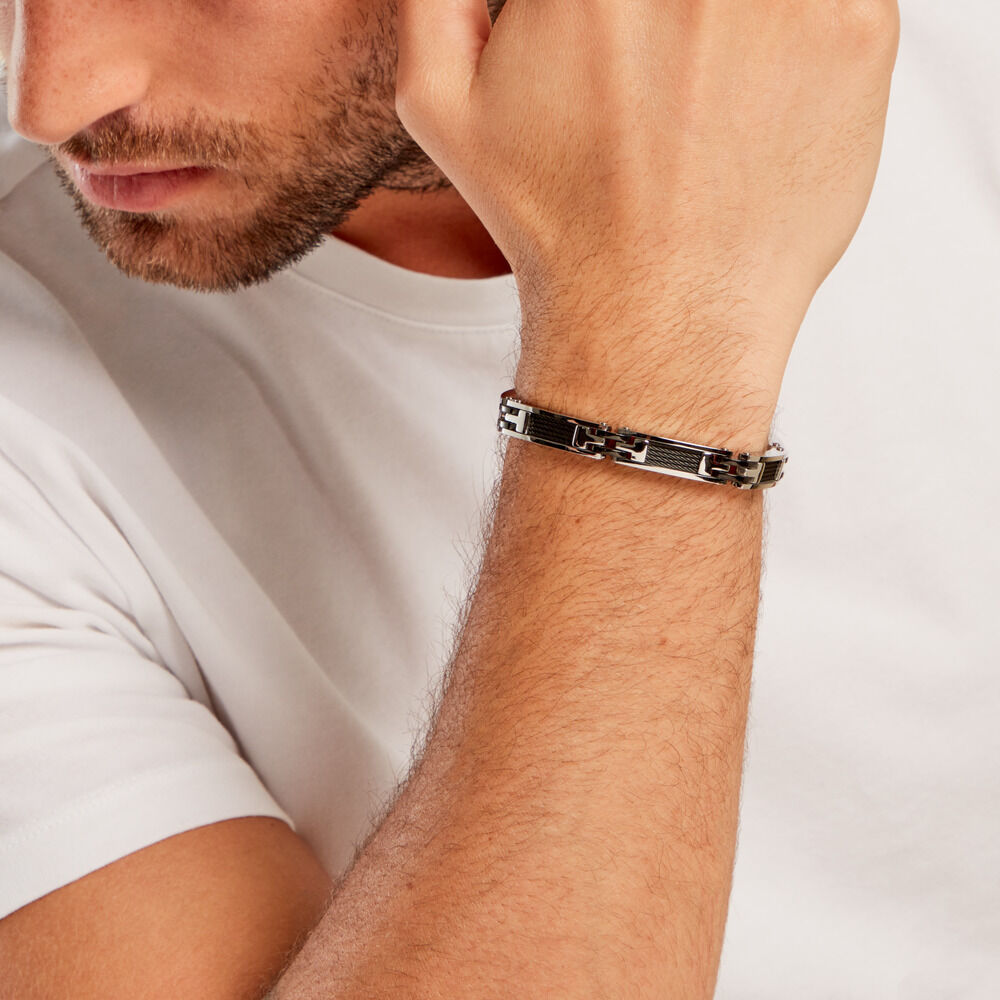 Bracelet Jourdan Acier - Bracelets chaînes Homme | Marc Orian