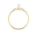 Bague Lonny Or Jaune Perle De Culture Et Oxyde De Zirconium