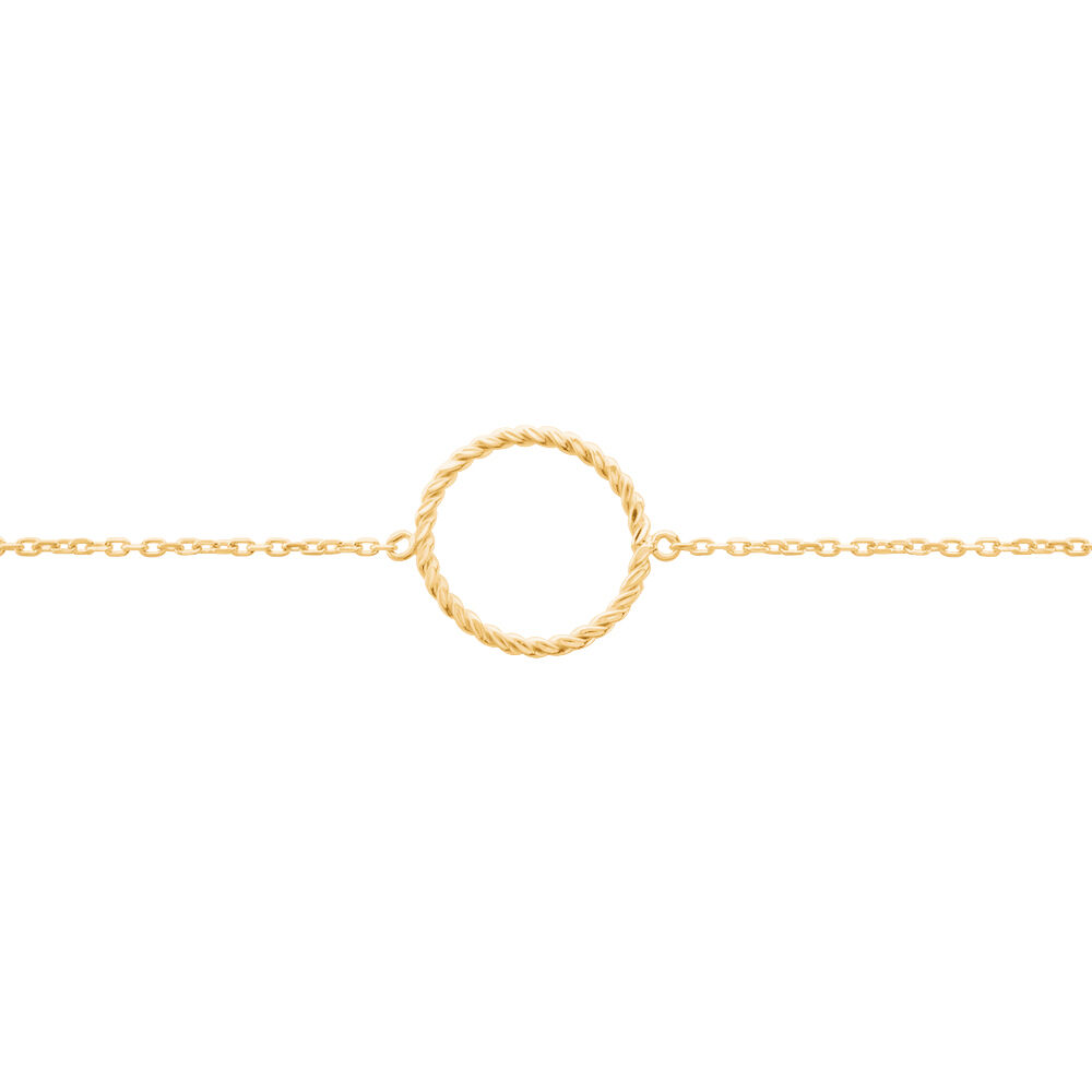 Bracelet Louva Plaqu&eacute; Or Jaune - Bracelets fantaisie Femme | Marc Orian