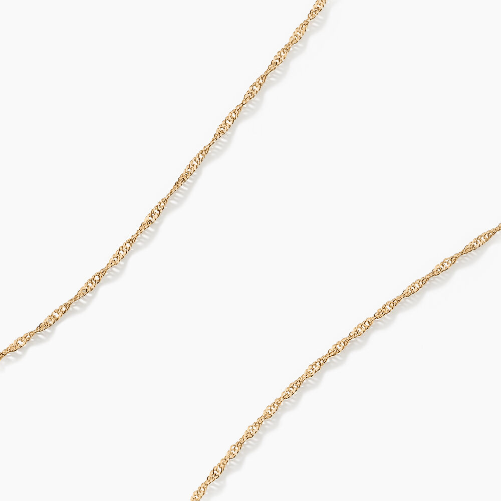 Cha&icirc;ne Alicianeae Maille Singapour Or Jaune - Chaines Femme | Marc Orian