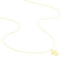 Collier Hallie Ange Et Coeur Or Jaune - Colliers ete Enfant | Marc Orian