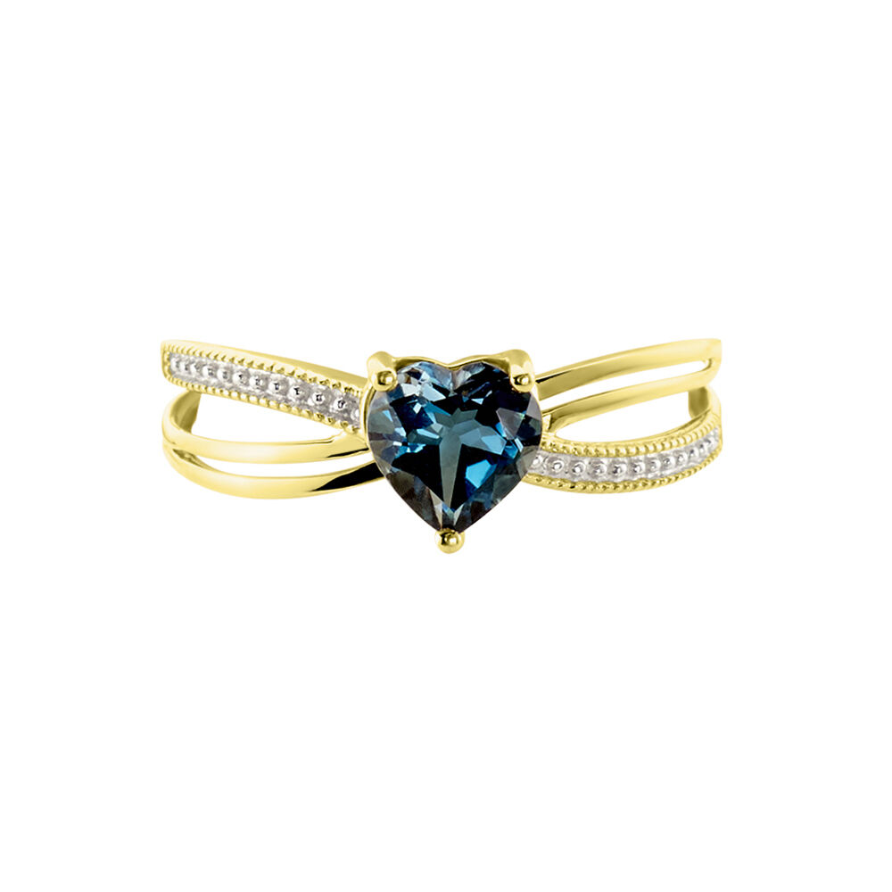 Bague Real Or Jaune Topaze - Bagues pierres fines Femme | Marc Orian