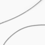 Cha&icirc;ne Clementine Argent Blanc - Colliers fantaisie Unisex | Marc Orian