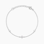 Bracelet Astria Argent Blanc Oxyde De Zirconium - Bracelets fantaisie Femme | Marc Orian