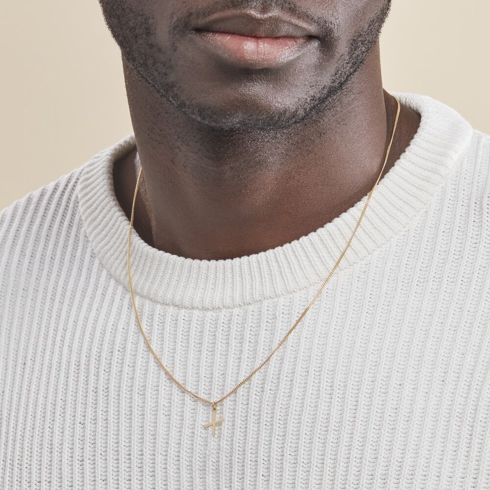 Pendentif Ionia Lettre Or Jaune - Pendentifs Famille | Marc Orian
