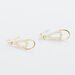 Boucles D'oreilles Pendantes Britain Or Jaune Oxyde De Zirconium - Pendantes Femme | Marc Orian