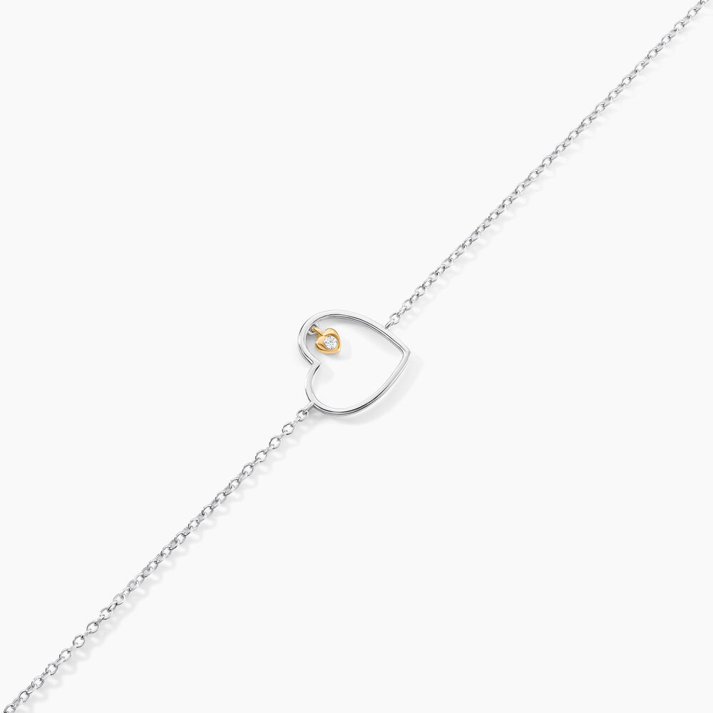 Bracelet Cleane Or Jaune Argent Blanc Oxyde De Zirconium - Bracelets cha&icirc;nes Femme | Marc Orian