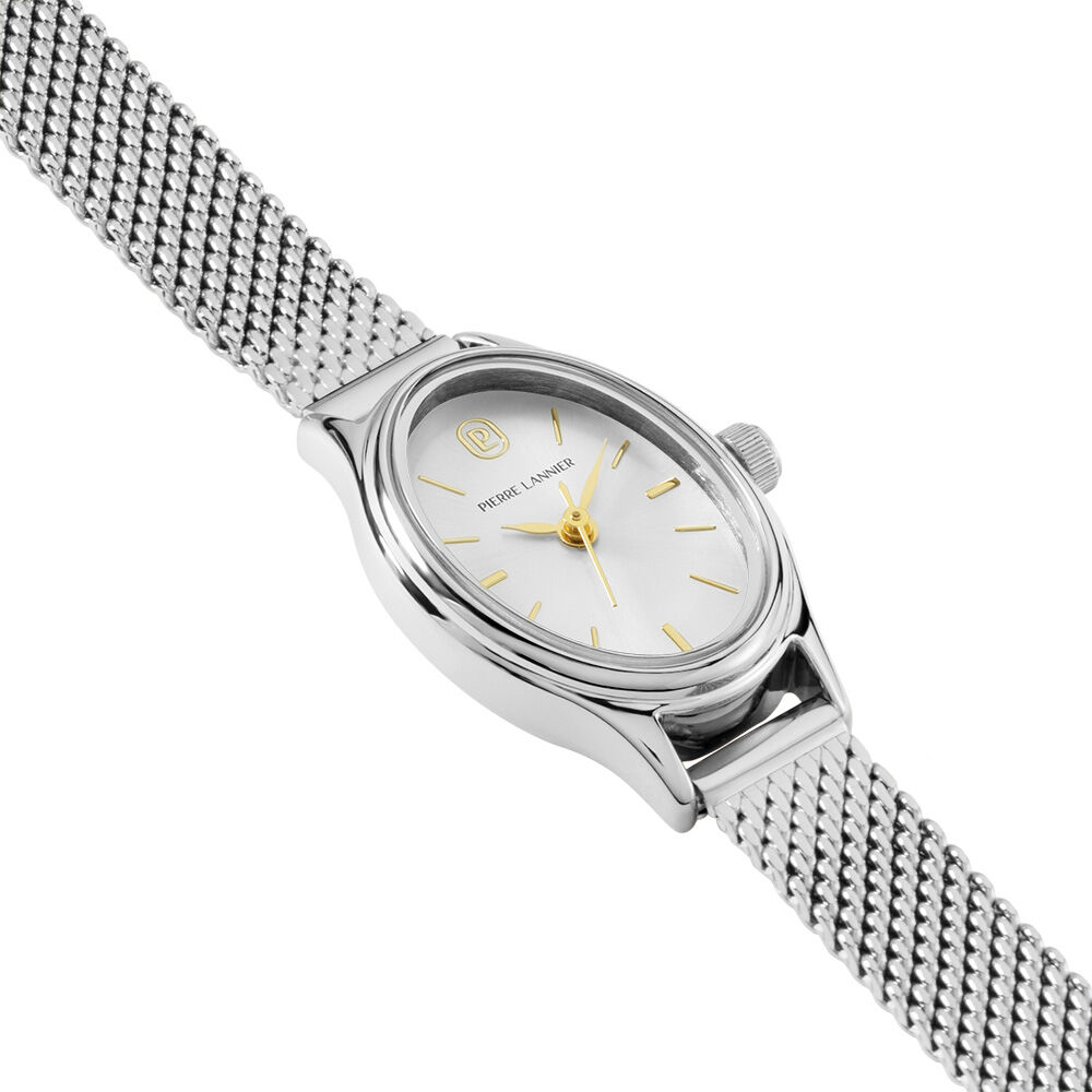 Montre Pierre Lannier Lannier Ovalia Argent&eacute; - Montres &eacute;tanches Femme | Marc Orian