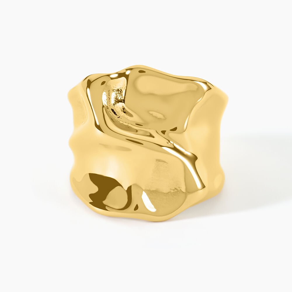 Bague Teoula Acier Jaune - Bijoux fantaisie Femme | Marc Orian