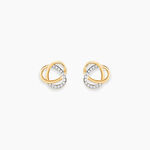 Boucles D'oreilles Puces Dorila Or Jaune Oxyde De Zirconium - Puces Femme | Marc Orian
