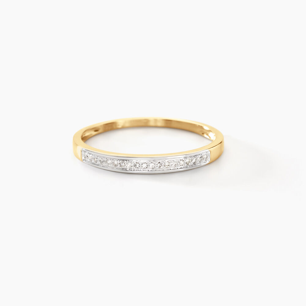 Alliance Aileen Or Jaune Diamant - Alliances duo Femme | Marc Orian