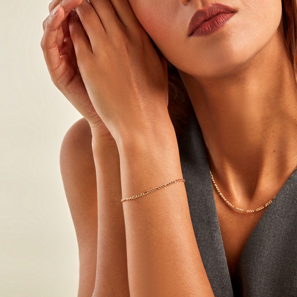 Bracelet Or Jaune Cameo - Bracelets mailles Femme | Marc Orian