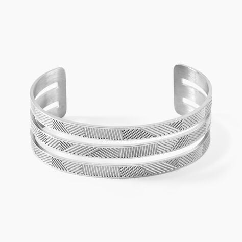 Bracelet Jonc Sirine Acier Blanc - Bracelets joncs Femme | Marc Orian