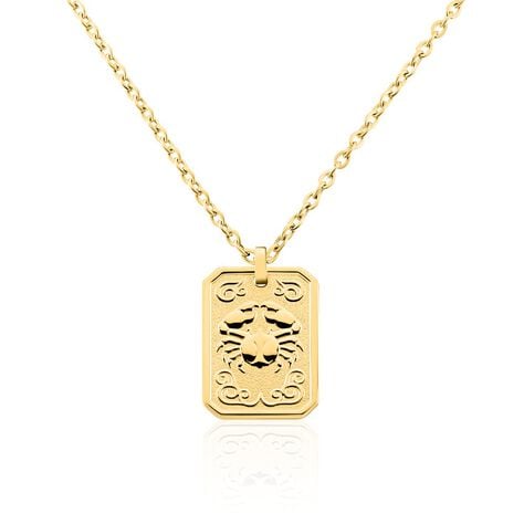 Collier Phebus Him Acier Jaune - Colliers fantaisie Homme | Marc Orian