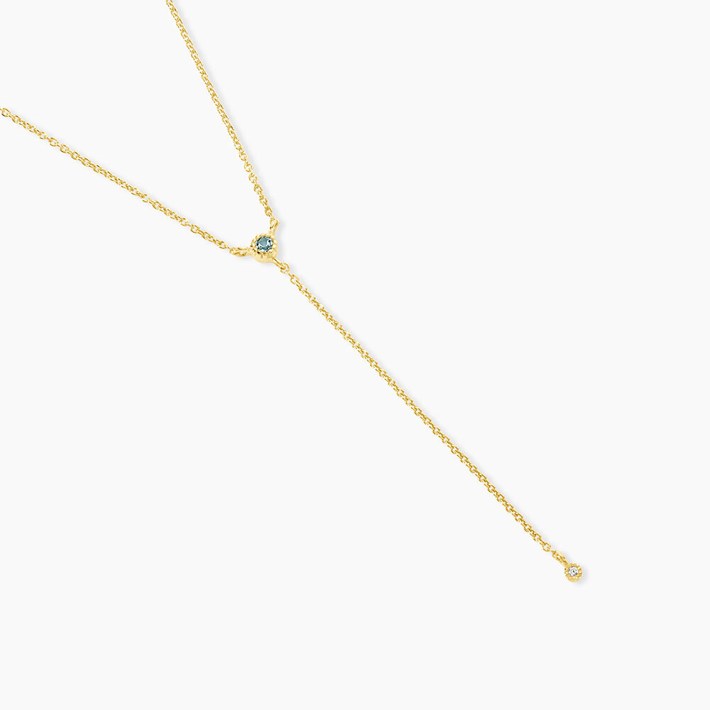 Collier Poem Argent Jaune Oxyde De Zirconium Topaze - Colliers avec pierres Femme | Marc Orian