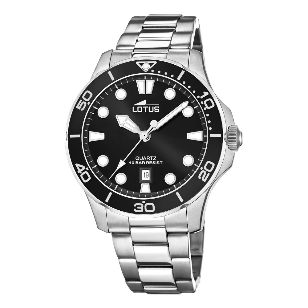 Montre 2025 lotus noir