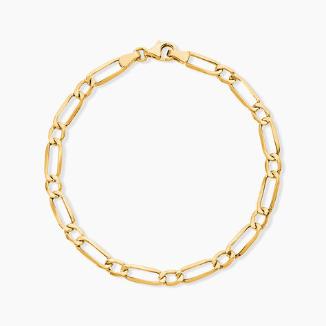 Bracelet Ophelio Maille Alternee 1/1 Or Jaune - Bracelets mailles Femme | Marc Orian