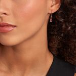 Boucles D'oreilles Pendantes Josephine Or Jaune Rubis - Pendantes Femme | Marc Orian