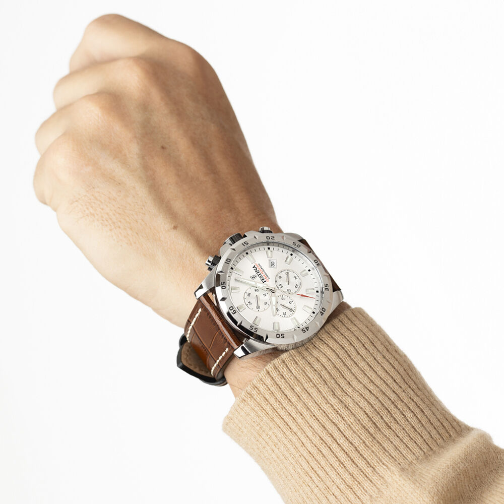Montre Festina Timeless Chronograph Argenté - Montres étanches Homme | Marc Orian
