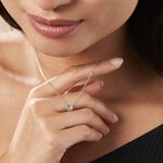 Collier Court Argent Blanc Laureano Oxyde De Zirconium - Colliers ras du cou Femme | Marc Orian