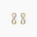 Boucles D'oreilles Puces Chacha Or Jaune Diamant - Puces Femme | Marc Orian