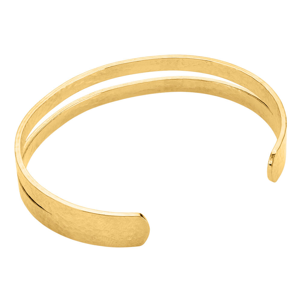 Jonc Ruka Acier Jaune - Bracelets Femme | Marc Orian