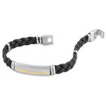 Bracelet Orietta Or Acier Bicolore - Bracelets cuir Homme | Marc Orian