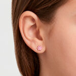 Boucles D'oreilles Puces Or Jaune Talia Email - Puces Enfant | Marc Orian