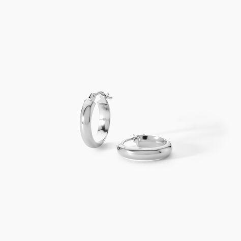 Cr&eacute;oles Shalana Or Blanc - Cr&eacute;oles Femme | Marc Orian