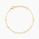 Bracelet Eva Acier Jaune - Bracelets Medailles Femme | Marc Orian