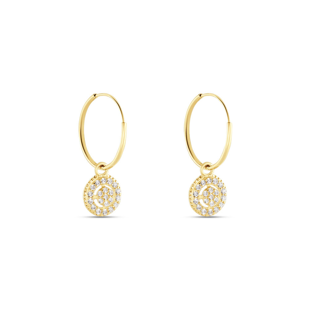 Créoles Lulu Or Jaune Oxyde - Créoles Femme | Marc Orian