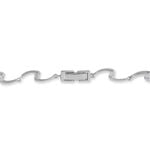 Bracelet Ezia Argent Blanc Oxyde De Zirconium - Bracelets cha&icirc;nes Femme | Marc Orian