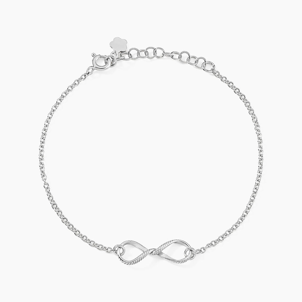 Bracelet Alissone Argent Blanc - Bracelets fantaisie Femme | Marc Orian