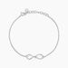 Bracelet Alissone Argent Blanc - Bracelets fantaisie Femme | Marc Orian