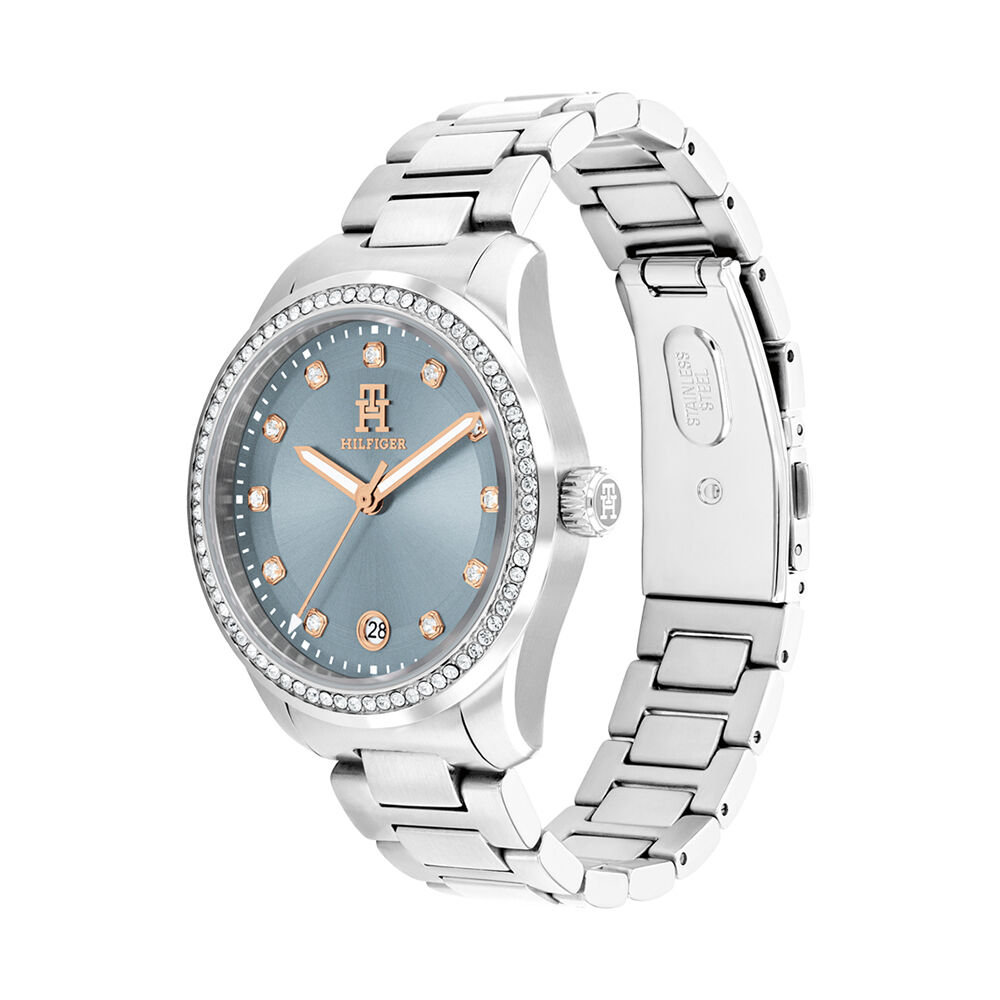 Montre Tommy Hilfiger Th85 Crystals Bleu Sky - Montres étanches Femme | Marc Orian