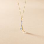 Collier Madli Or Bicolore Topaze - Colliers avec pierres Femme | Marc Orian