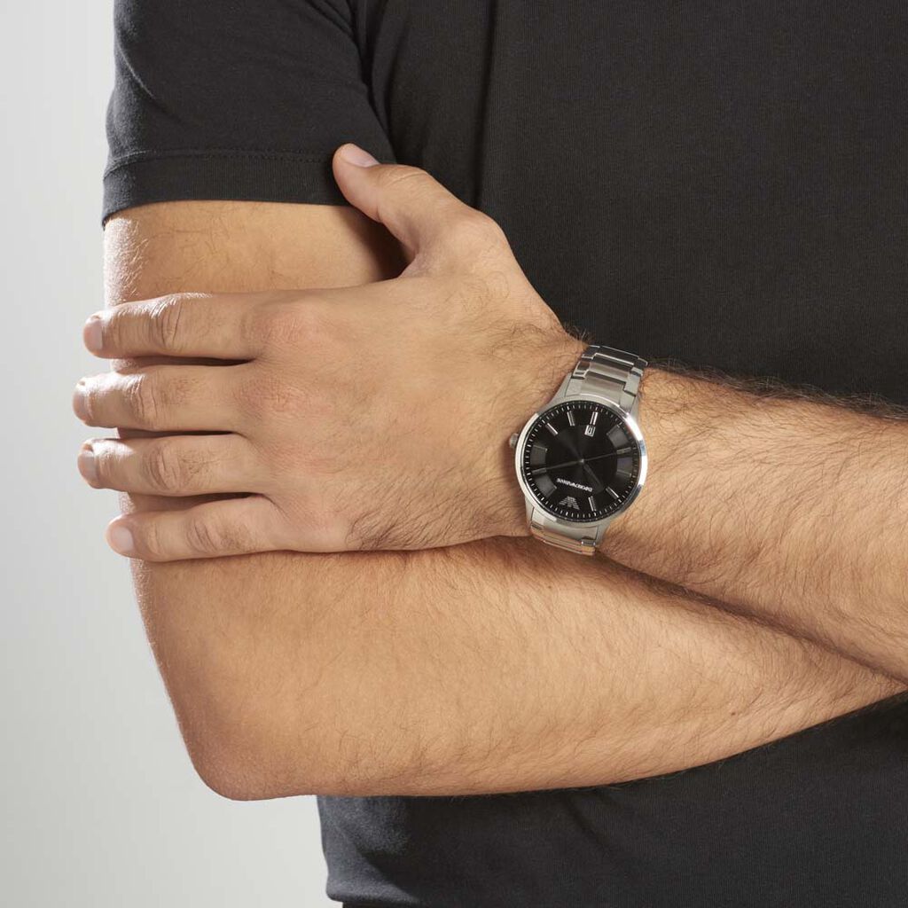 Montre Emporio Armani Noir - Montres classiques Homme | Marc Orian