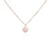 Collier Delmira Argent Rose