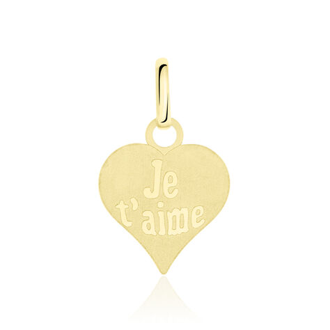 Pendentif Eudocie Coeur Message Or Jaune - Pendentifs Femme | Marc Orian