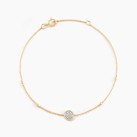 Bracelet Melisane Or Jaune Diamant - Bracelets chaînes Femme | Marc Orian