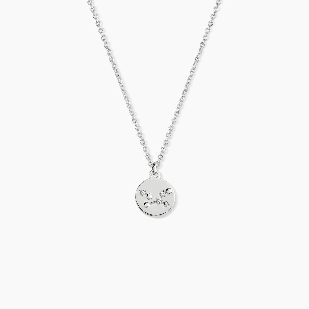 Collier Despina Argent Blanc Oxyde De Zirconium - Colliers avec pierres Femme | Marc Orian