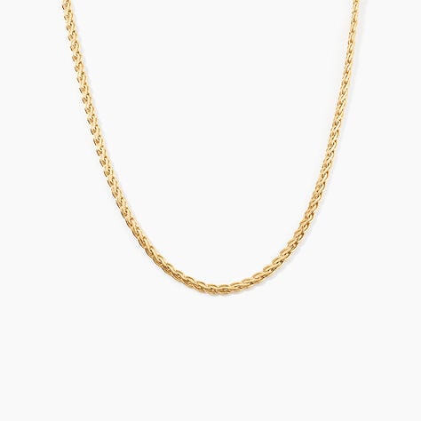 Collier Jayna Maille Palmier Or Jaune - Chaines Femme | Marc Orian