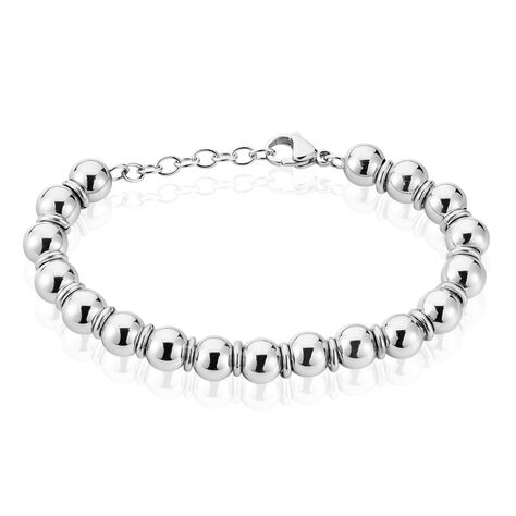 Bracelet Bilou Acier Blanc - Bracelets chaînes Femme | Marc Orian