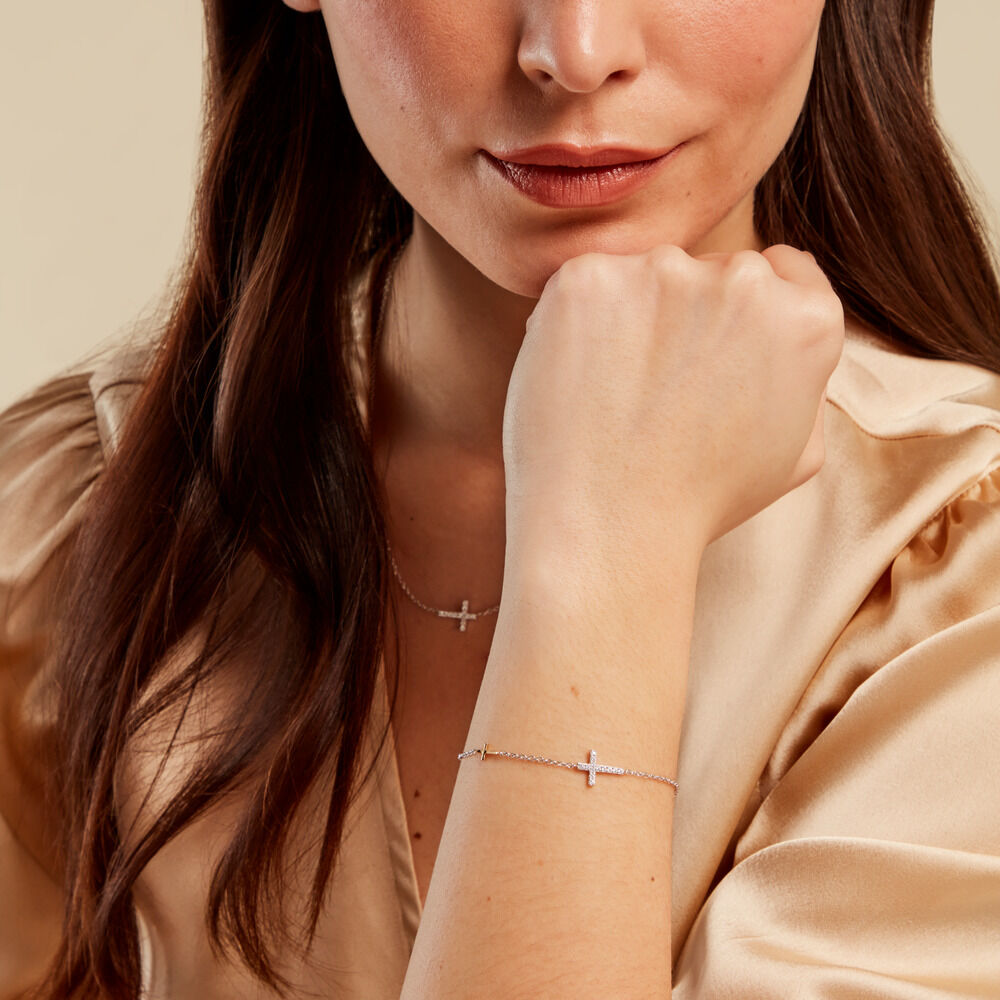 Bracelet Edline Or Jaune Oxyde De Zirconium - Nouveautés Femme | Marc Orian