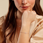 Bracelet Edline Or Jaune Argent Blanc Oxyde De Zirconium - Bracelets cha&icirc;nes Femme | Marc Orian
