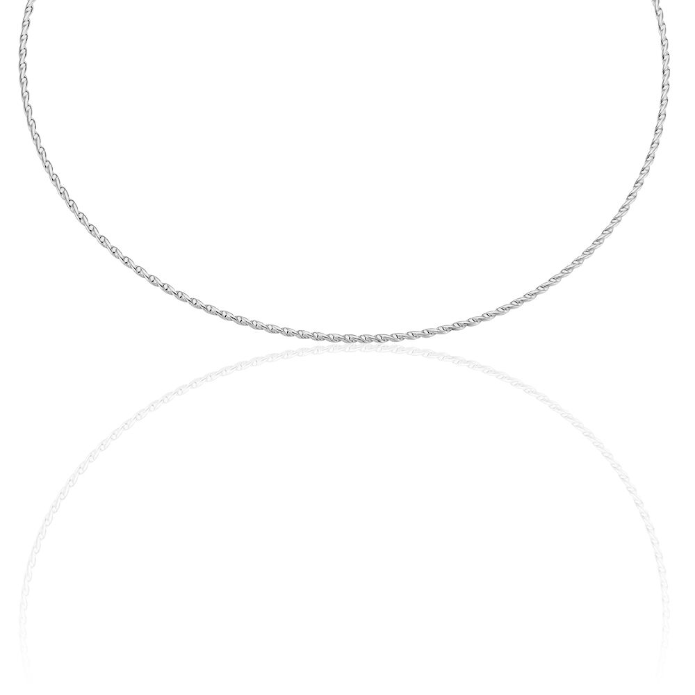 Collier jonc argent Outlet