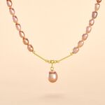 Collier Stella-Rose Or Jaune Perle De Culture - Colliers avec pierres Femme | Marc Orian