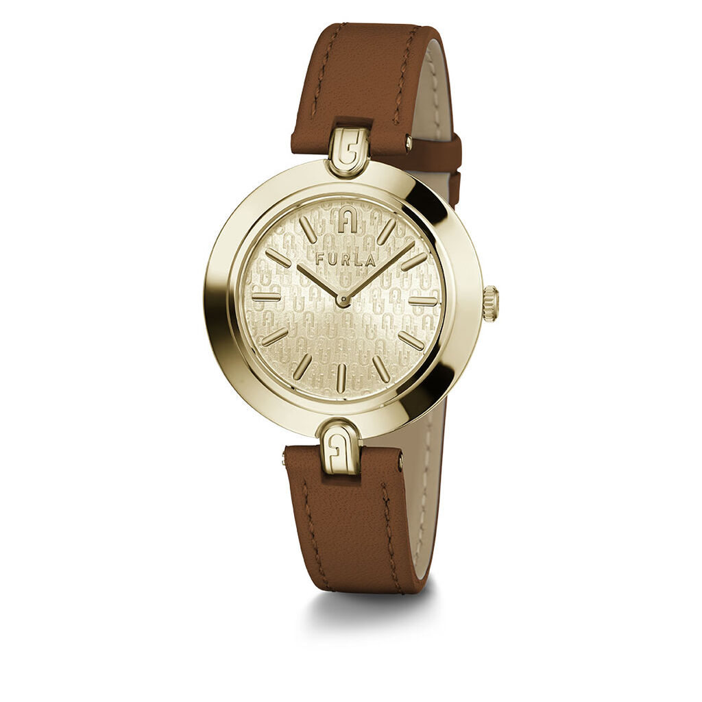 Montre Furla Logo Links Doré - Montres classiques Femme | Marc Orian